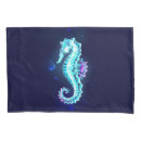 Search for seahorse pillowcases Blue