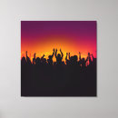 Recherche de foule posters Silhouette