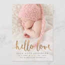 Search for new born baby invitations Gold