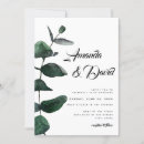 Recherche de green succulent wedding invitations Rustique