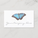 Search for blue butterfly business cards Morpho