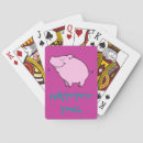 Recherche de porcs jeux de cartes Rose