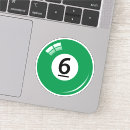Search for number six stickers Sports