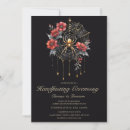 Recherche de païen mariage invitations Rouge et noir