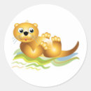 Search for sea otters stickers Cartoon