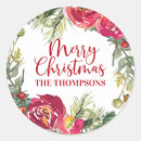 Search for merry christmas wreath stickers Floral