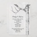 Search for birch tree invitations Carved