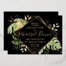 Search for geometric rehearsal dinner invitations Tropical