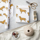 Search for golden retriever wrapping paper Illustration