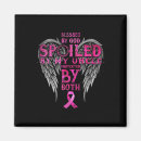 Recherche de ruban rose de cancer magnets Guerrier du cancer