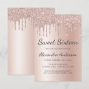 Recherche de ombre 16ans anniversaire invitations Étinceler
