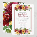 Search for sunflower frame invitations Burgundy roses