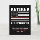 Search for firefighter retirement cards Fire department