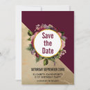 Search for burgundy gold save the dates Trendy