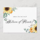 Search for country bridesmaid cards Sunflower