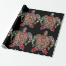 Recherche de tortues papier cadeau Floral