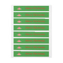 Search for funny animal return address labels Festive