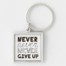 Search for giving up keychains Motivational