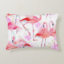 Recherche de oiseaux roses coussins Aquarelle