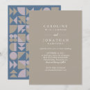 Search for lilac and blue invitations Elegant