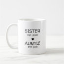Search for baby sister mugs Aunt