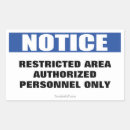 Search for restrictions stickers Restricted area