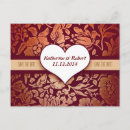 Recherche de rose rouge simple cartes postales Rétro