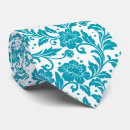 Recherche de damassé turquoise Blanc
