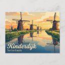 Recherche de kinderdijk cartes postales Canal