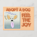 Search for adopting postcards Adopt a dog