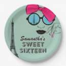 Recherche de tour eiffel paris assiettes Sweet sixteen