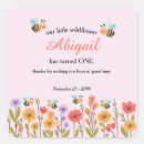 Search for floral birthday stickers Wild one