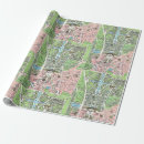 Search for vintage map wrapping paper Paris