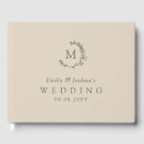 Search for linen guest books Elegant