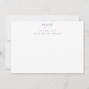Search for purple thank you cards Simple