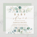 Search for gender neutral bridal shower invitations Eucalyptus