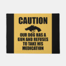 Search for gun doormats Funny