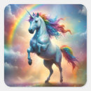 Search for mystical unicorn stickers Rainbow