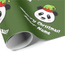 Search for panda christmas wrapping paper Kids