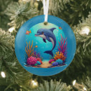 Search for dolphin ornaments Underwater