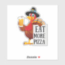 Recherche de grande pizza autocollants Humour