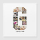Search for initial magnets cards Photo collage