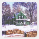 Search for pine wreath stickers Snow