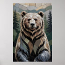 Search for woodland bear posters Rustic