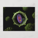 Recherche de virus cartes postales Science