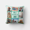 Search for 90th birthday pillows Photo collage