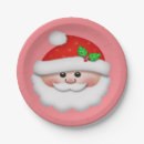 Search for santa claus paper plates White beard