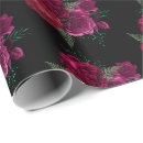 Recherche de magenta foncé papier cadeau Botanique