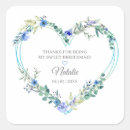 Search for blue floral design stickers Watercolor