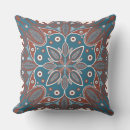 Search for rust teal pillows Boho